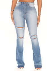 Girl's Intuition Bootcut Jeans - Medium Blue Wash Ins Street